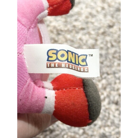 Sonic The Hedgehog AMY ROSE Sitting Plush 5” by Sega Toy Factory - Picture 3 of 5
